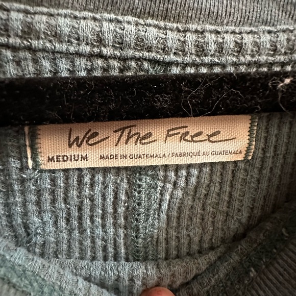 NWOT we the free large- green top - Picture 4 of 6